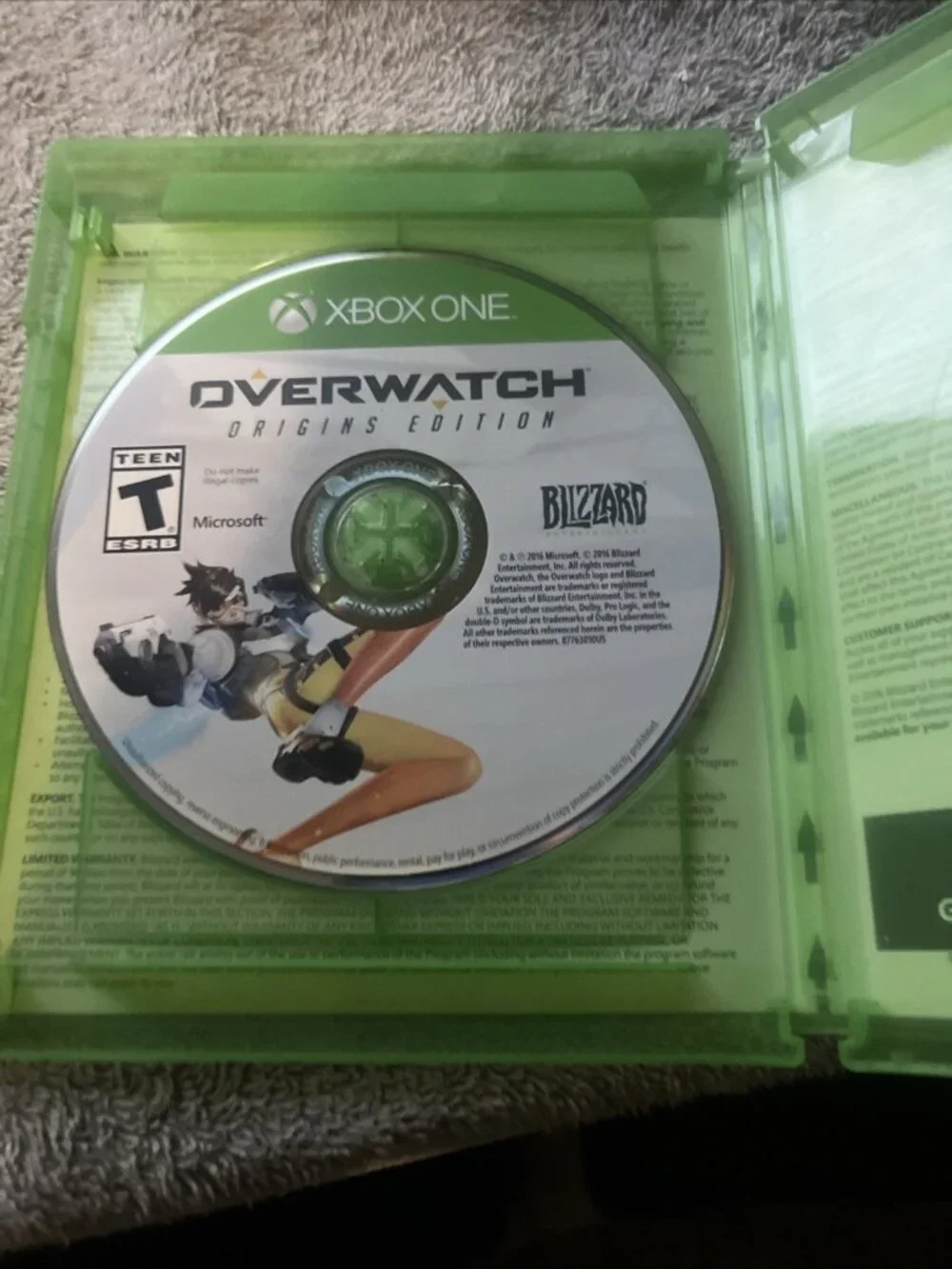 Overwatch - Game of the Year Edition - Microsoft Xbox One Untested No Manual